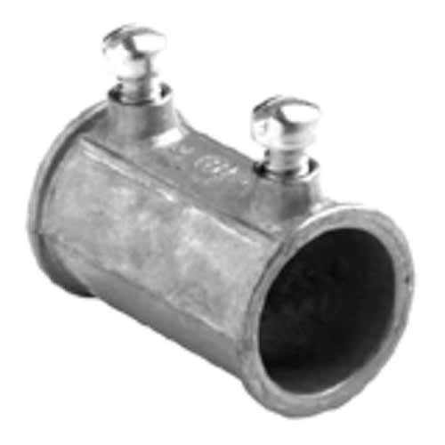 Bridgeport Fittings - Bridgeport 41-DC 3/4" Rigid Set Screw Coupling, Die Cast