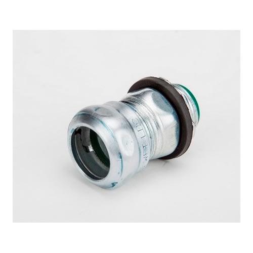 Bridgeport Fittings - Bridgeport 258-SRTI 3-1/2" EMT Raintight Insulated Compression Connector, Steel