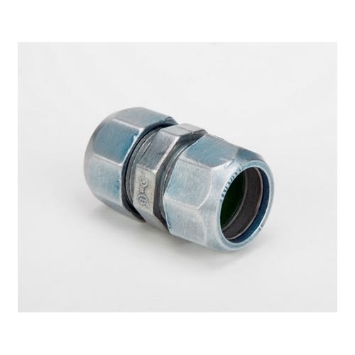 Bridgeport Fittings - Bridgeport 260-RT 1/2" Raintight Compression Coupling, Zinc Die Cast