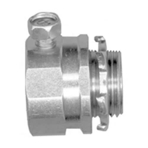 Bridgeport Fittings - Bridgeport 3505-US 2" Rigid Set Screw Connector, Steel (USA)