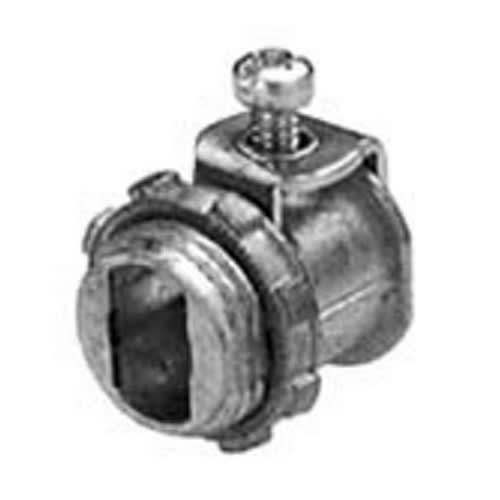 Bridgeport Fittings - Bridgeport 570-DC2 3/8" U-Shaped Single Screw Connector