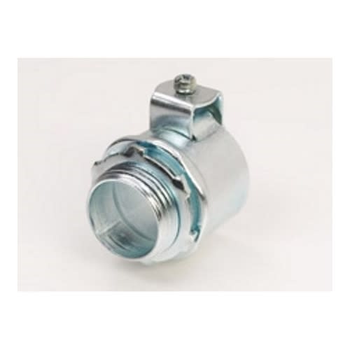 Bridgeport Fittings - Bridgeport 571-S 1/2" 1-Screw U-Strap Connector, AC/MC/FMC, Steel