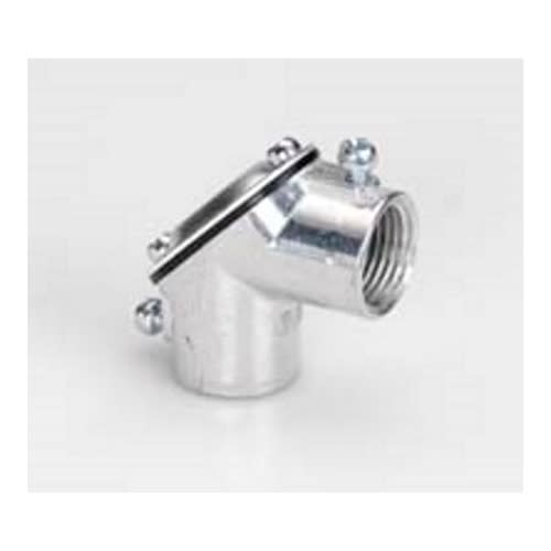 Bridgeport Fittings - Bridgeport 81-DCA 1/2" Rigid or EMT Set Screw Coupling Pull Elbows, Aluminum