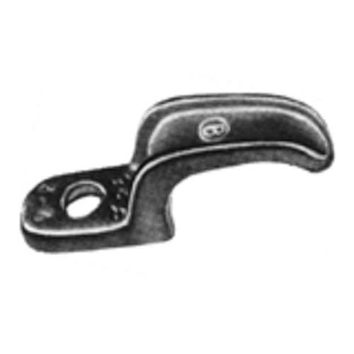Bridgeport Fittings - Bridgeport 935 3-#2/0 1-Hole Pipe Strap, Oval Service Entrance, Aluminum