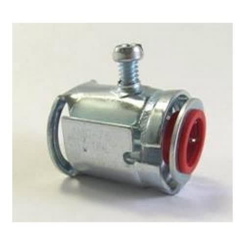 Bridgeport Fittings - Bridgeport AMC-75 3/4" AC/MC/FMC E-Z Lock Connector, .560" Throat, Steel