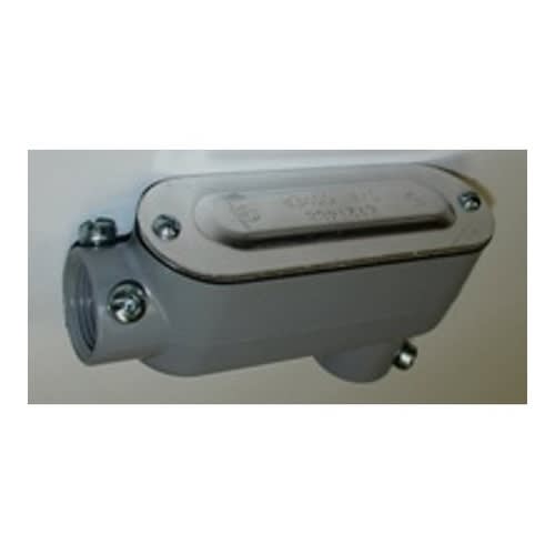 Bridgeport Fittings - Bridgeport LB-44CGC 1-1/4" Combination Type-LB Conduit Body w/ Cover & Gasket, Aluminum