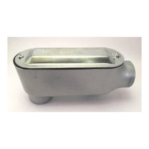 Bridgeport Fittings - Bridgeport LB-70CG 4" LB Rigid Conduit Body w/Cover & Gasket, Malleable
