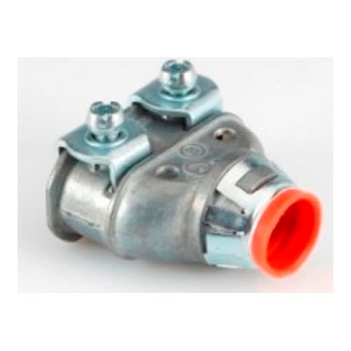 Bridgeport Fittings - Bridgeport SG3838ASP 3/8" Duplex Snap-In Connector, Saddle Grip, Insulated, Die Cast