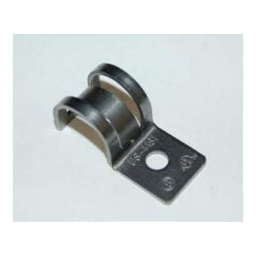 Bridgeport Fittings - Bridgeport US-4461 3/8" Universal 1-Hole Strap (14/2-10/3 AC/MC, 3/8" FMC), Steel