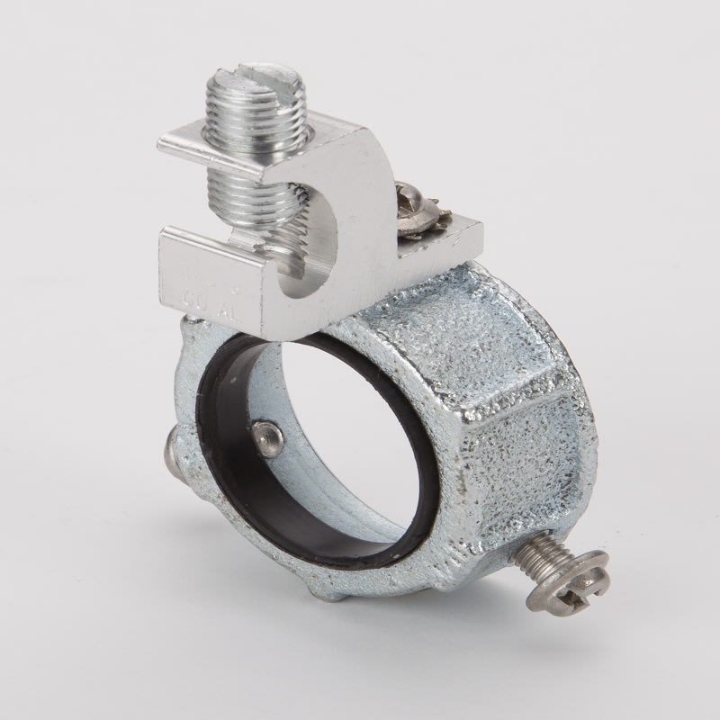 Bridgeport Fittings - Bridgeport TL-388 3" Threadless Grounding Bushing, Insulated, Malleable