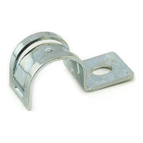 Bridgeport Fittings - Bridgeport US-6171 Universal 1-Hole Strap, Steel, .61-.71" AC/MC