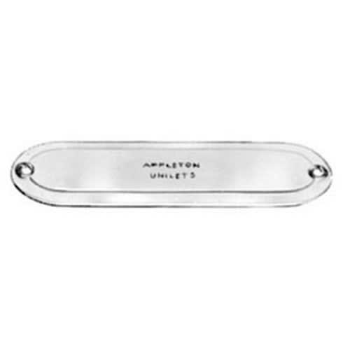 Appleton Electric - Appleton K350&400-A 3-1/2" & 4" Blank Stamped Domed Cover, Aluminum