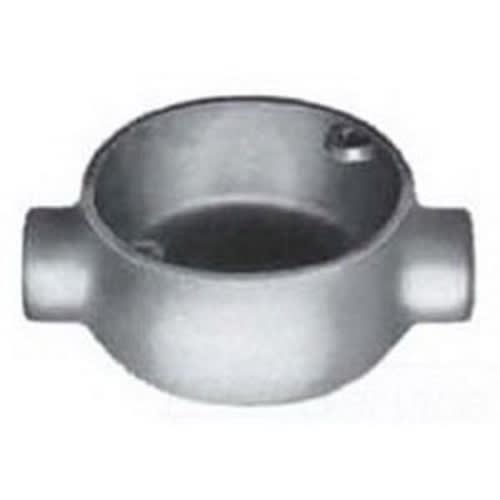 Appleton Electric - Appleton SEHC-75 4" Round Conduit Outlet Box, C-Type, (2) 3/4" Hubs, Malleable Iron