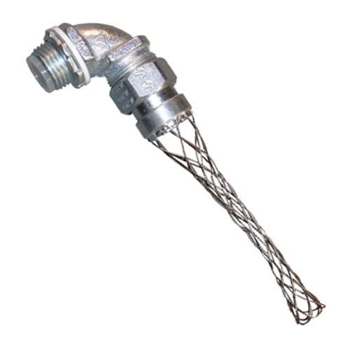Appleton Electric - Appleton STB-90100SR 1" 90 Degree Insulated LFMC Mesh Connector