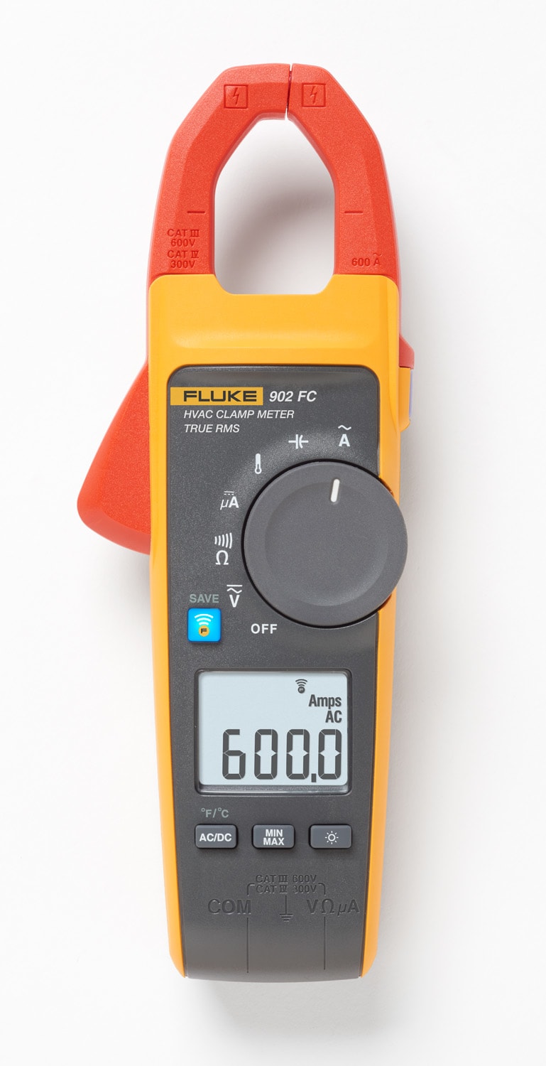 Fluke - Fluke FLUKE-902-FC Wireless True RMS HVAC Clamp Meter
