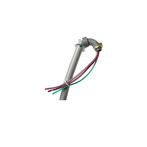 Engineered Products - EPCO ACWNM1043-1RA 10/3 Stranded (Red,Black,Green) Non-Metallic Air Conditioner Whip, 1/2" x 4ft