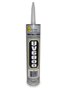Cully / Mineralac - Cully 96150 UV-6800 Industrial Adhesive, Clear, Caulk Tube, 10.2 oz