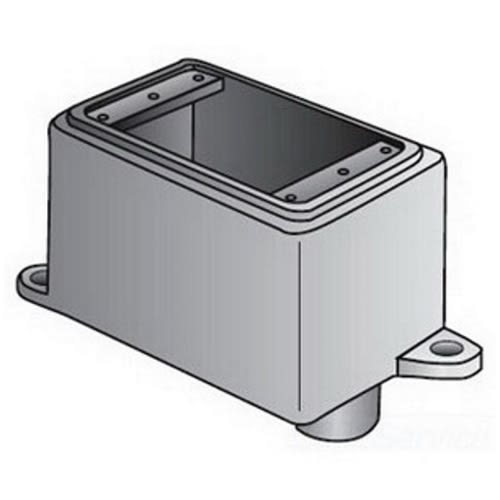 OZ-Gedney Co. - OZ-Gedney FDA175 Deep Cast Device Box, Gray Iron, Size: 3/4", Single Gang