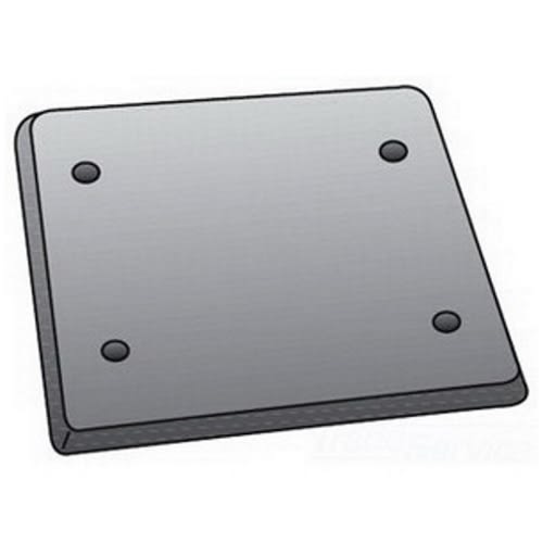 OZ-Gedney Co. - O-Z/Gedney FS-2-BCS 2-Gang Blank Steel Cover