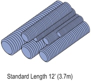 Allied Powerstrut - POWS PS146-3/8X10EG THREADED ROD