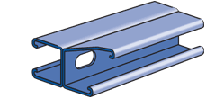 Allied Powerstrut - ATC PS-200-EH-2T3-20-PG POWER-STRUT CHANNEL, 12GA, 1-5/8"X 3-1/4", T-SLOTS, B2B-WELD, PG