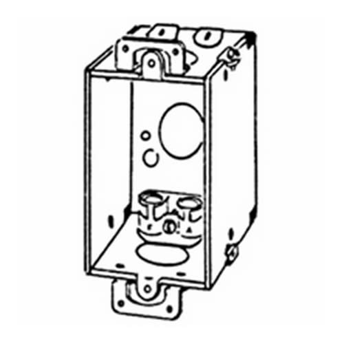 Appleton Electric - Appleton 173F 3 x 2" 2-1/2" Deep Steel Gangable Square Corner Switch Box