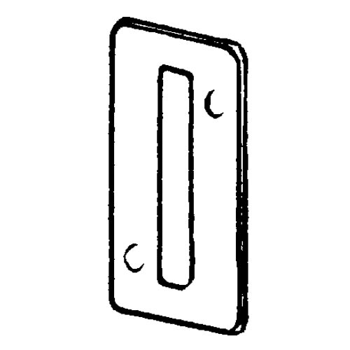 Appleton Electric - Appleton 2520 1-Gang Handy Box Cover, Blank, Steel (3-3/4" x 1-1/2")