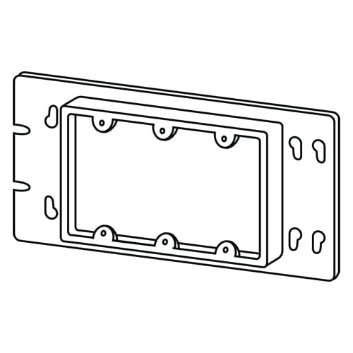 Appleton Electric - Appleton 3GC75N 3 GANG 3/4" RAISED CVR