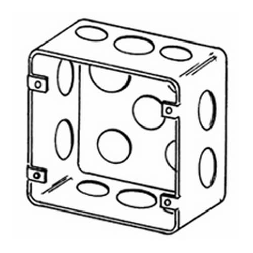Appleton Electric - Appleton 4SPJD 4-11/16 x 2-1/8" 42 In. Steel Deep Drawn Square Outlet Box