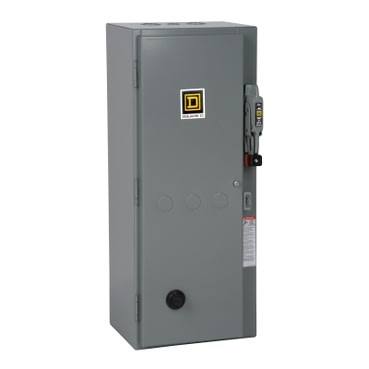 Square-D / Schneider - Square D 8539SDG5V02S 110/120 VAC 45 Amp 25 Hp 3-Pole Full Voltage Non-Reversing Combination Starter