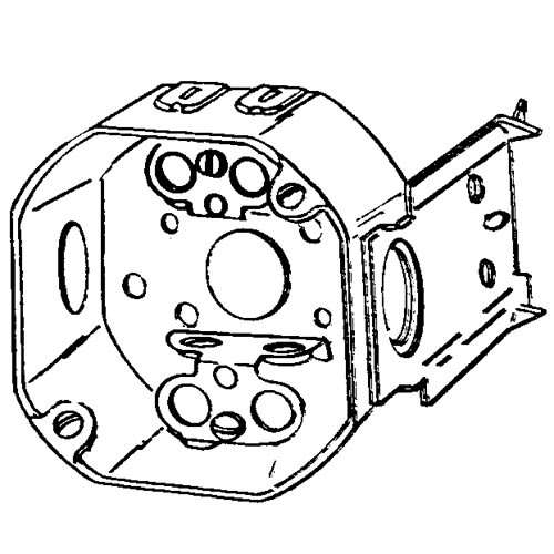 Appleton Electric - Appleton 551LDJB BOX OCT 4" X 2-1/8 DE