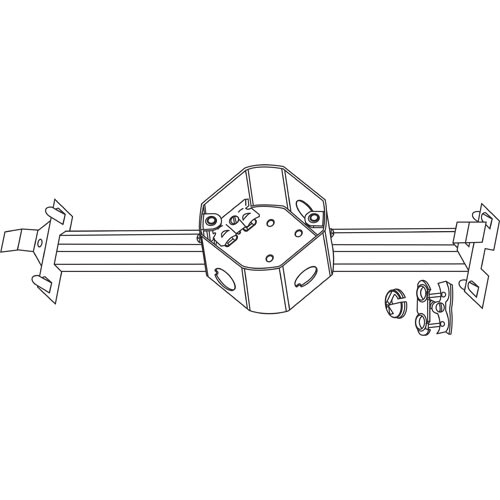 Appleton Electric - Appleton FFS561LDNBH 4" Ceiling Fan Box, 2-1/8" Deep