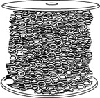 Appleton JC-12-S #12 Steel Jack Chain (100ft Spool)