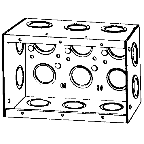 Appleton Electric - Appleton M3-250 3-Gang 2-1/2" Deep Masonry Box