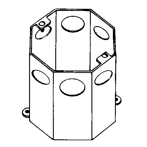Appleton Electric - Appleton 0CR4 4-3/8X4-IN DEEP OCT RING