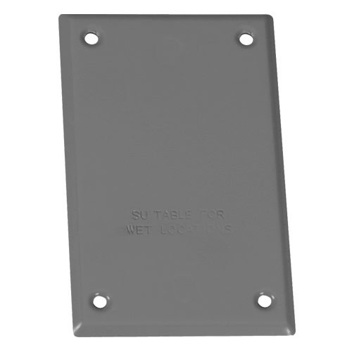 Appleton Electric - Appleton WCB14 1 GANG BLANK CVR ALUM 4 S
