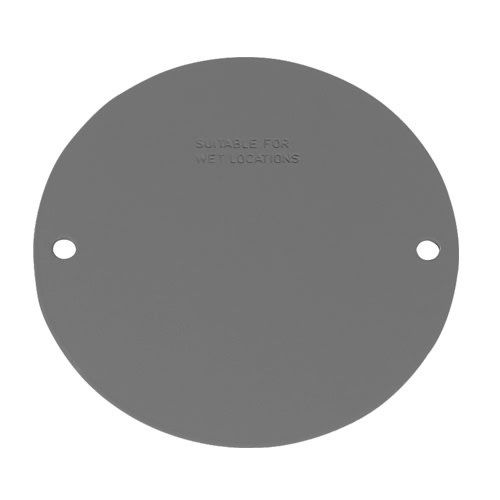 Appleton Electric - Appleton Group WCBR Stamped Aluminum Gray Blank Weatherproof Cover