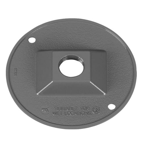 Appleton Electric - Appleton WCR150 Aluminum Gray 1-1/2" Hub Weatherproof Cover