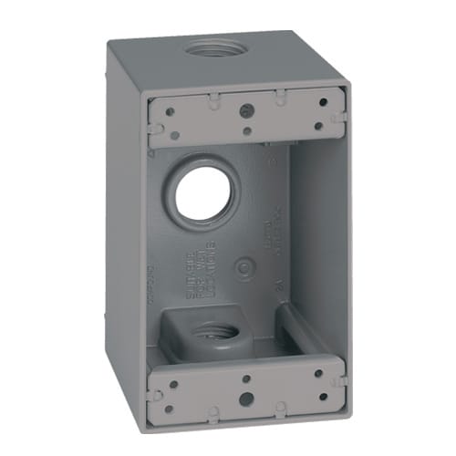 Appleton Electric - Appleton WDM150 1-Gang Weatherproof Outlet Box