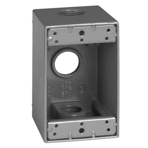 Appleton Electric - Appleton Group WDM175 1-Gang Weatherproof Outlet Box
