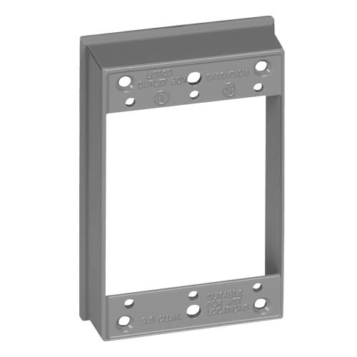Appleton Electric - Appleton Group WE1 4.63 Inch Epoxy Powder Coated Die-Cast Aluminum 1-Gang Round Weatherproof Outlet Box and Extension