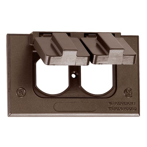 Appleton Electric - Appleton Group WHD1B 1-Gang Horizontal for Duplex Receptacle