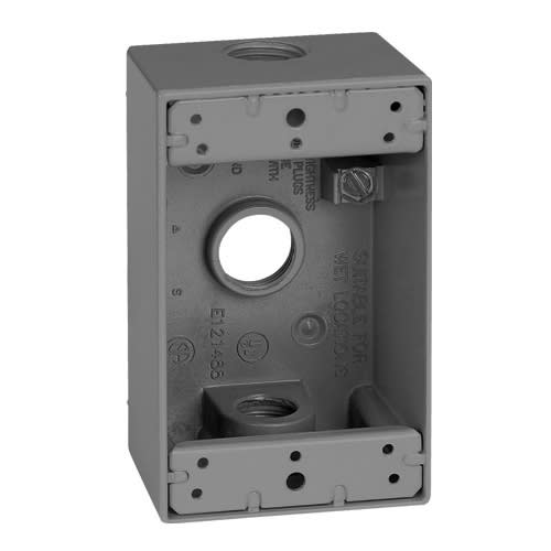 Appleton Electric - Appleton WSM175 1-Gang Die-Cast Weatherproof Box
