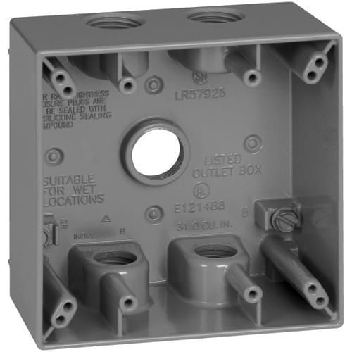 Appleton Electric - Appleton WSP250 2-Gang Die-Cast Weatherproof Box