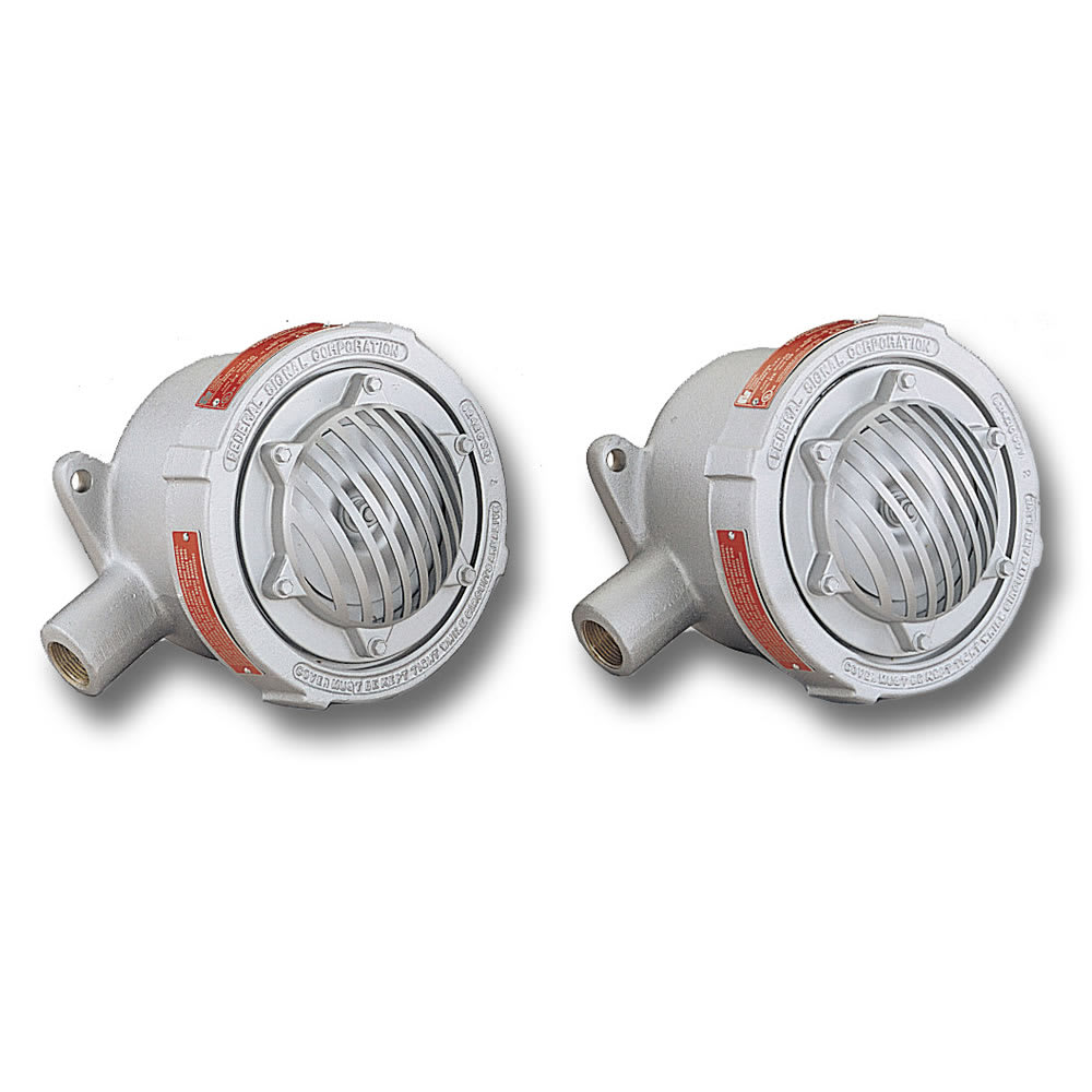 Federal Signal Corp - Federal Signal 31X-120-3 99 dB at 10 Foot 120 VAC 0.2 Amp Cast Aluminum Housing Explosionproof Vibrating Horn