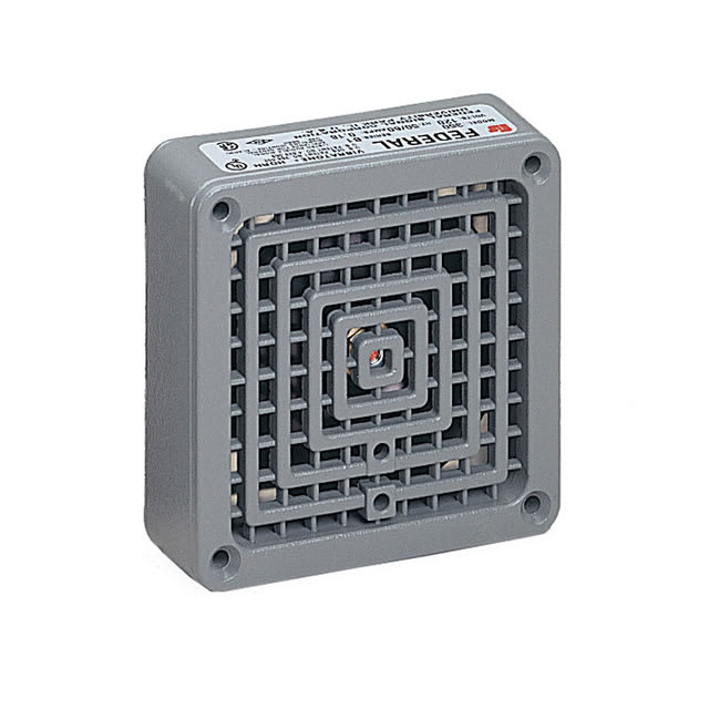 Federal Signal Corp - Federal Signal 350-024-30 100 dB 24 VAC 0.9 Amp Powder Coated Die-Cast Zinc Housing Horn