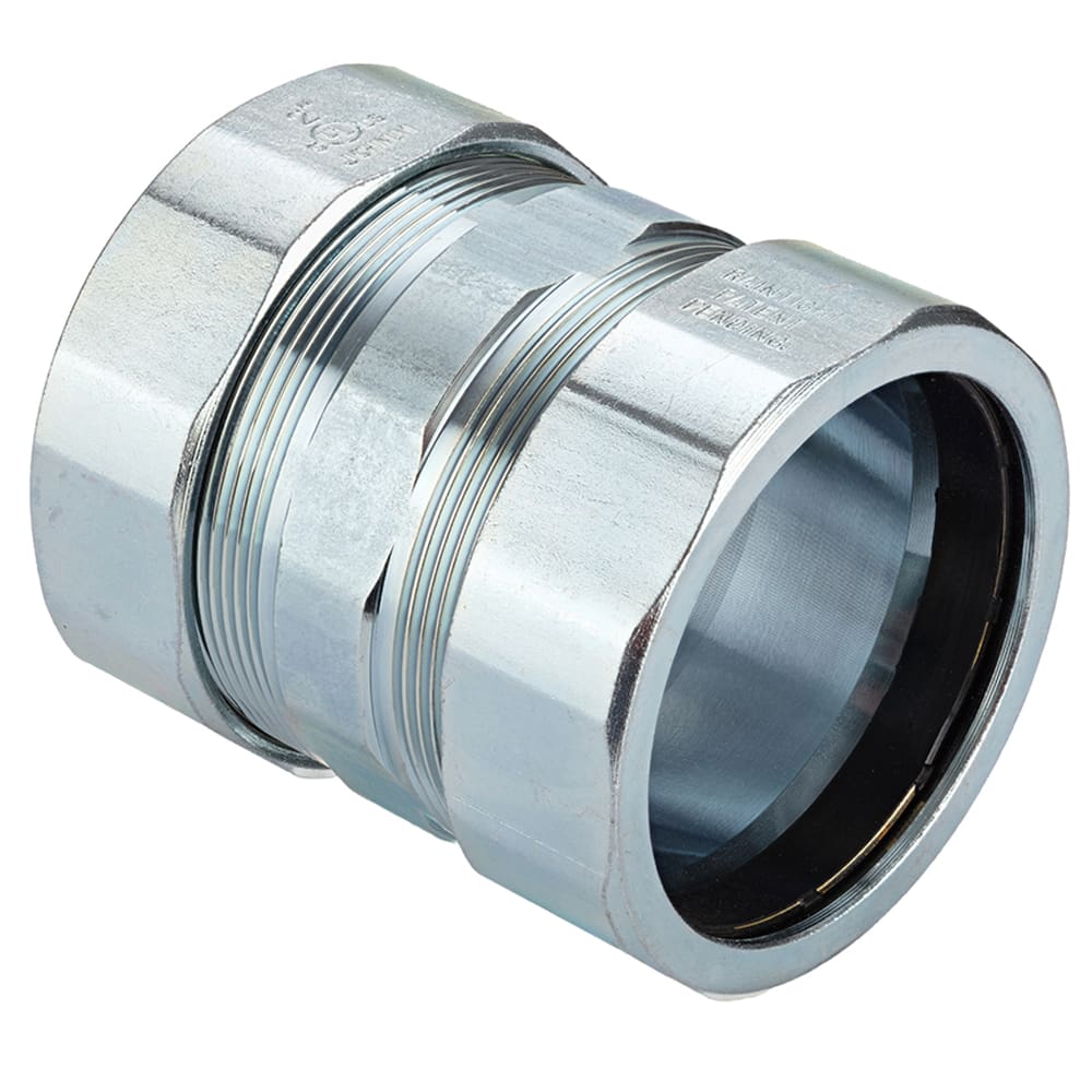 Bridgeport Fittings - Bridgeport 3105-RT 2" Rigid/IMC Conduit Compression Coupling, Raintight, Steel