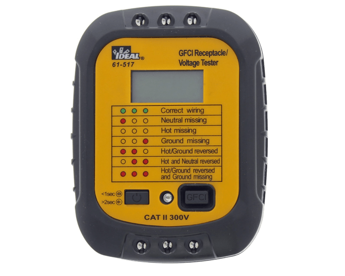 Ideal Industries - IDEAL Receptacle Testr GFCI & Volts