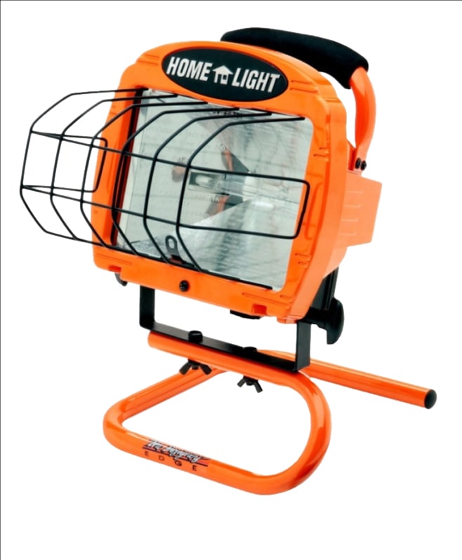 Coleman Cable - Southwire L33SW Portable Halogen Work Light, Single Head, 500W