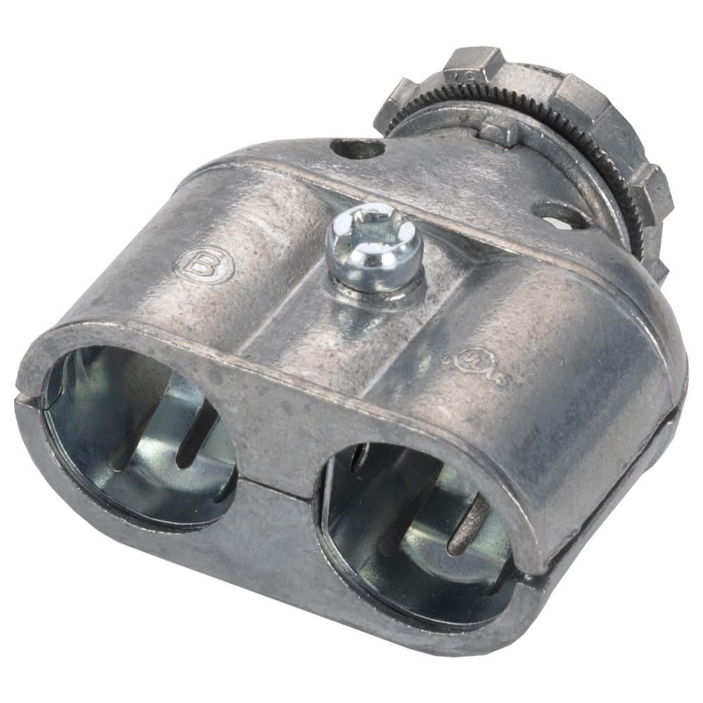Bridgeport Fittings - BPT 3838-DC2 3/8 DBL BARREL DUPLEX